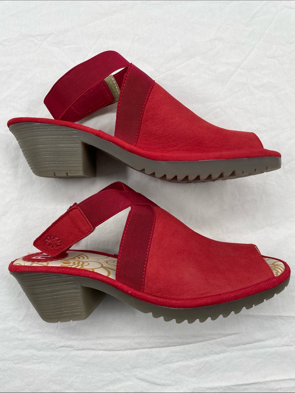 NEW! Fly London Wato Leather Suede Ankle Strap Sandals. EU 40. - Picture 9 of 12